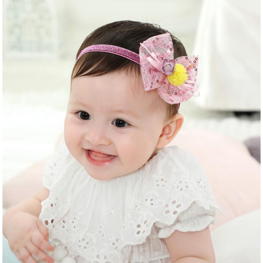 baby girl headbands and bows