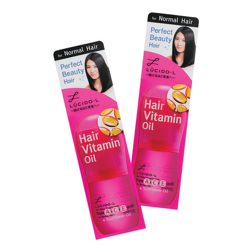MANDOM Lucido-L Hair Make Supplement Triple Beauty Vitamin Oil