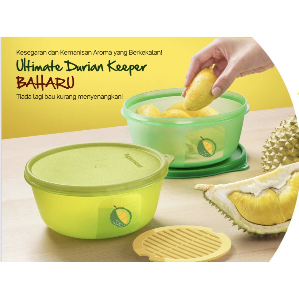 Tupperware Ultimate Durian Keeper 1.5L (2pc)