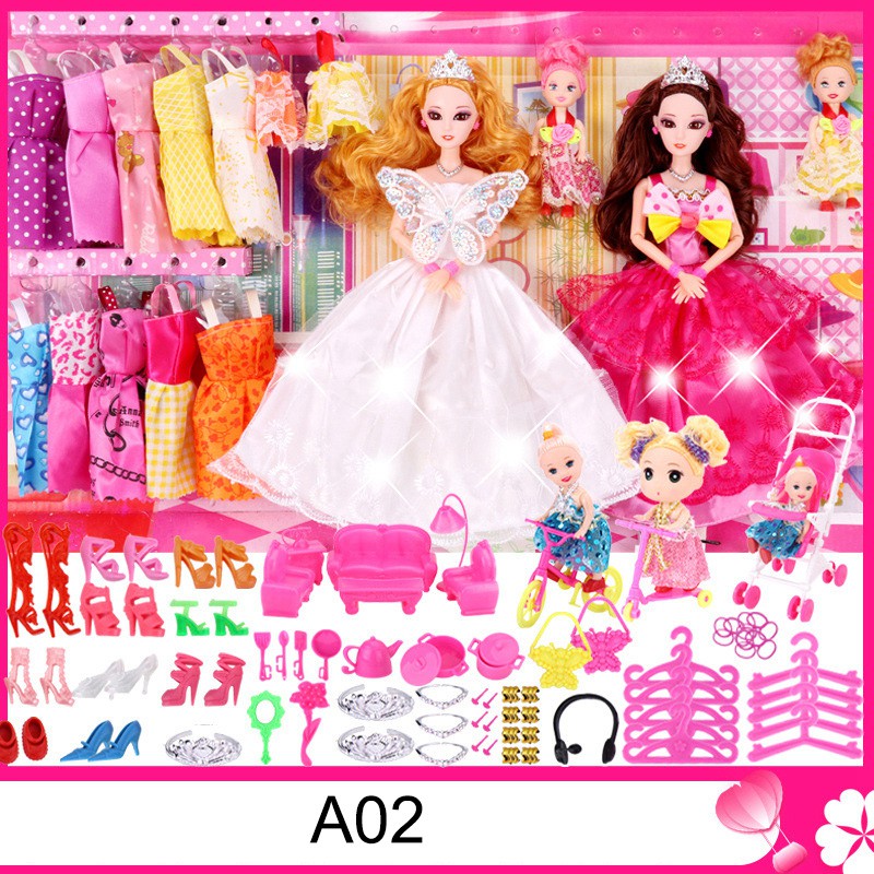 barbie doll gift set