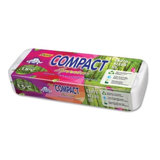 Cutie Compact Special Bathroom Tissue 2 Ply (150g x 10 Rolls) | Shopee ...