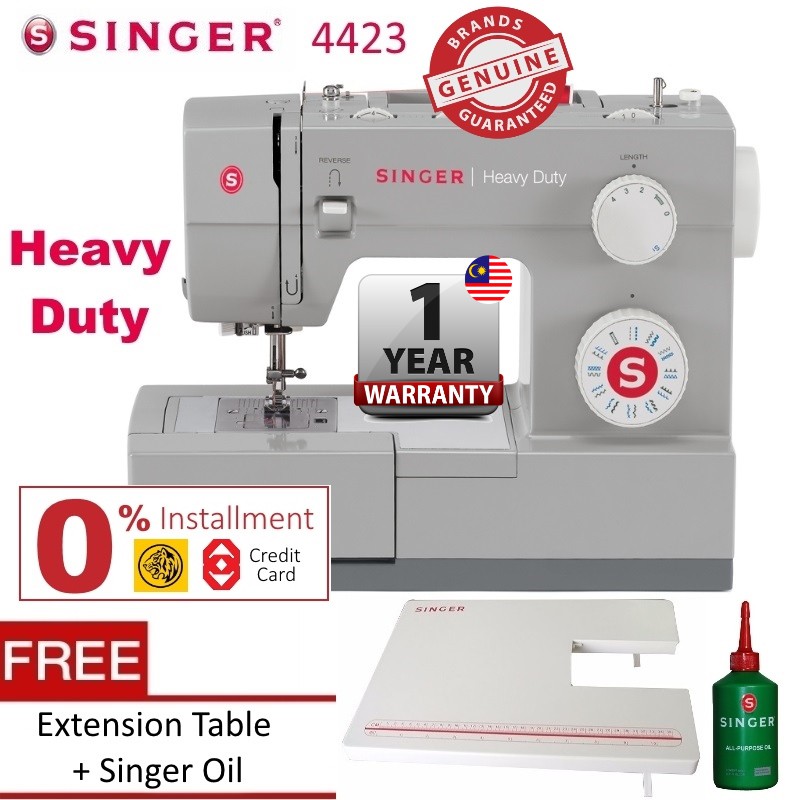 Singer 4423 Heavy Duty Sewing Machine Extension Table Shopee Malaysia