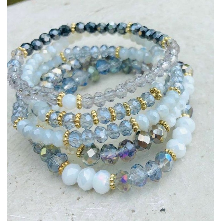 Beaded Bracelet / Gelang Manik Murah / Natural Stone Bracelet