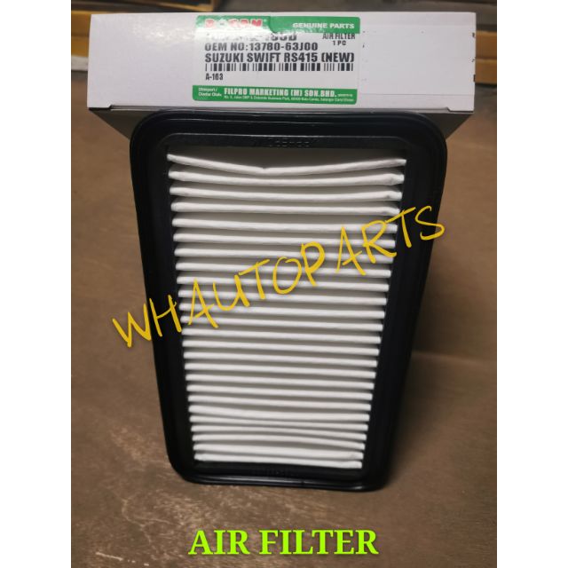 Suzuki Swift 1 5 Rs415 New Air Filter Dosan 13780 63j00 Shopee Malaysia