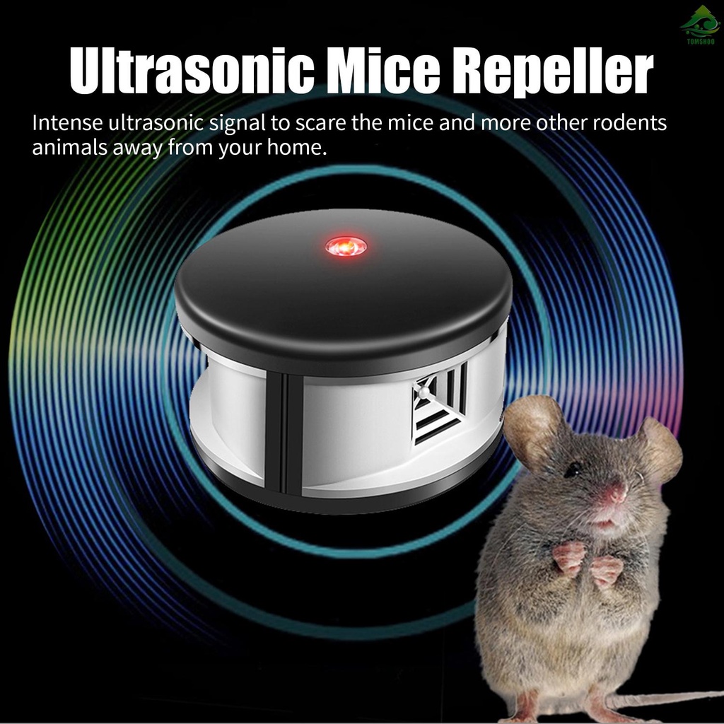 Ultrasonic Animal Repeller Rat Mice Deterrent Repeller Repellent Rodent ...