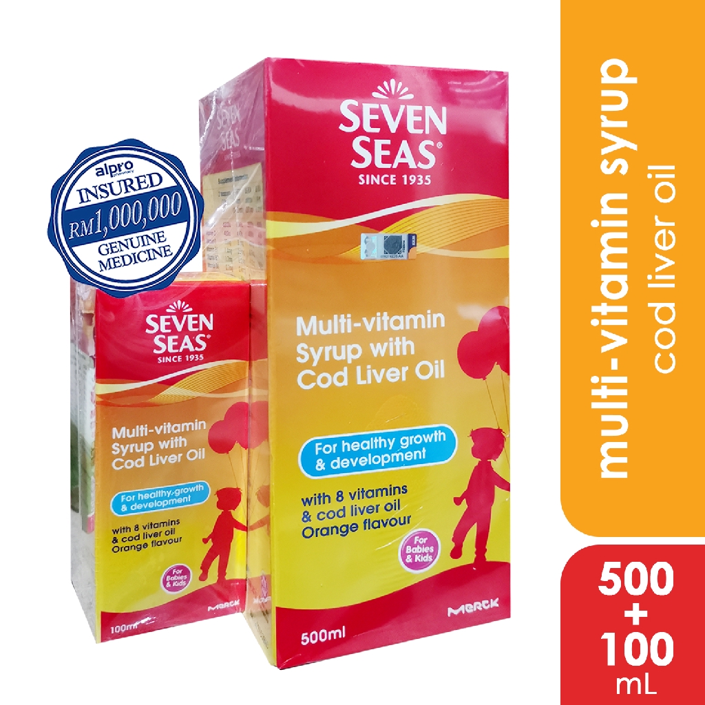 Seven Seas Multivitamin Syrup (500ml) [Free 100ml) | Shopee Malaysia