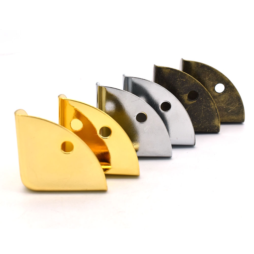 Purpose Have 35mm Gold Box Corner Protector Triangle Metal Decorative Edge Safety Guard clip Jewelry Corners Essential - Image 3
