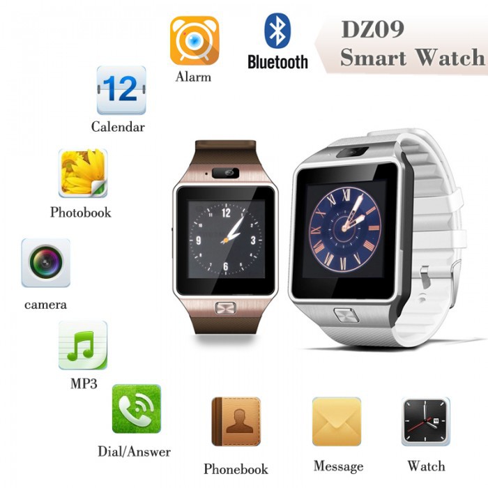 ORIGINAL DZ09 SMART WATCH SMARTWATCH SIMCARD CAMERA | Shopee Malaysia