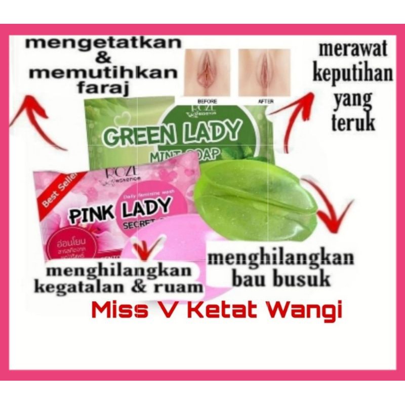 Sabun Ketat Macam Virgin Suami Gembira Miss V Pink Lady Secret Feminine Soap Pencuci Peribadi Wanita Shopee Malaysia