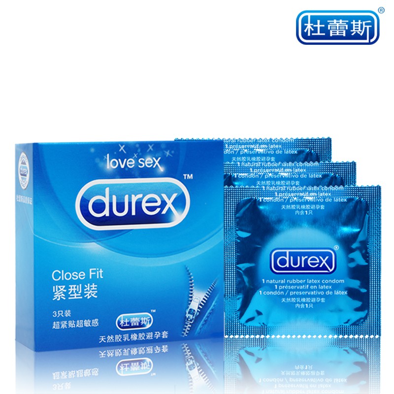 Durex Closefit Men Use Love Sex Condom 3 Pieces Real