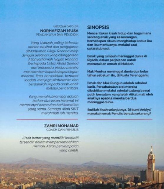 Kisah Benar Aku Tinggalkan Emak Di Bumi Anbiya Shopee Malaysia