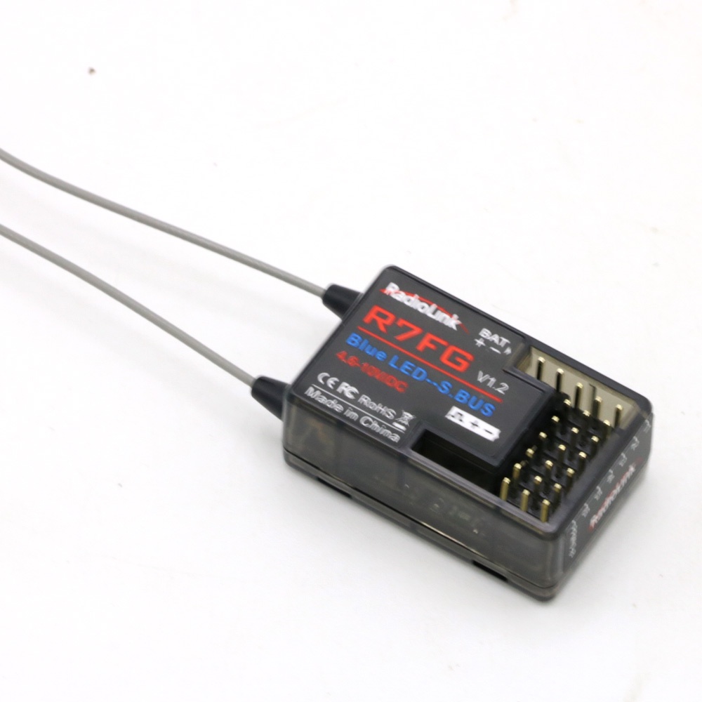 RadioLink R7FG 2.4GHz 7CH Dual Antenna Reciever High Voltage Integrated
