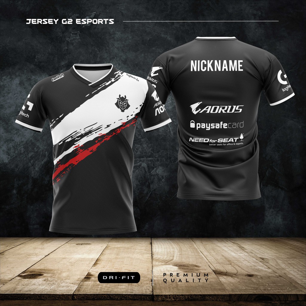 G2 ESPORTS GAMING Shirt JERSEY Shopee Malaysia