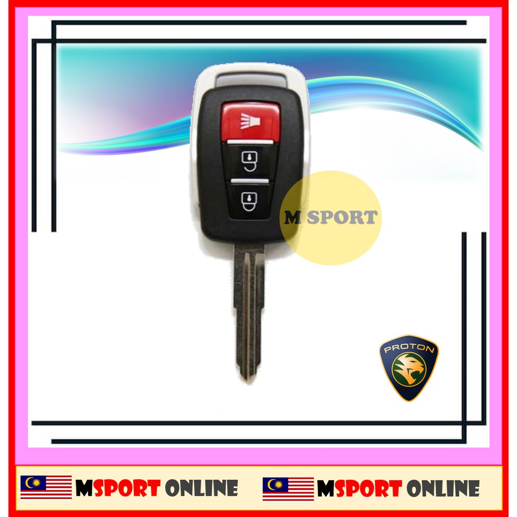 Proton Exora Key Remote Casing with 3 Buttons Shopee Malaysia