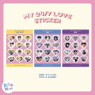 My 24/7 LOVE STICKER | Ddu BA Du / ENHA / B4NGT4N | Shopee Malaysia