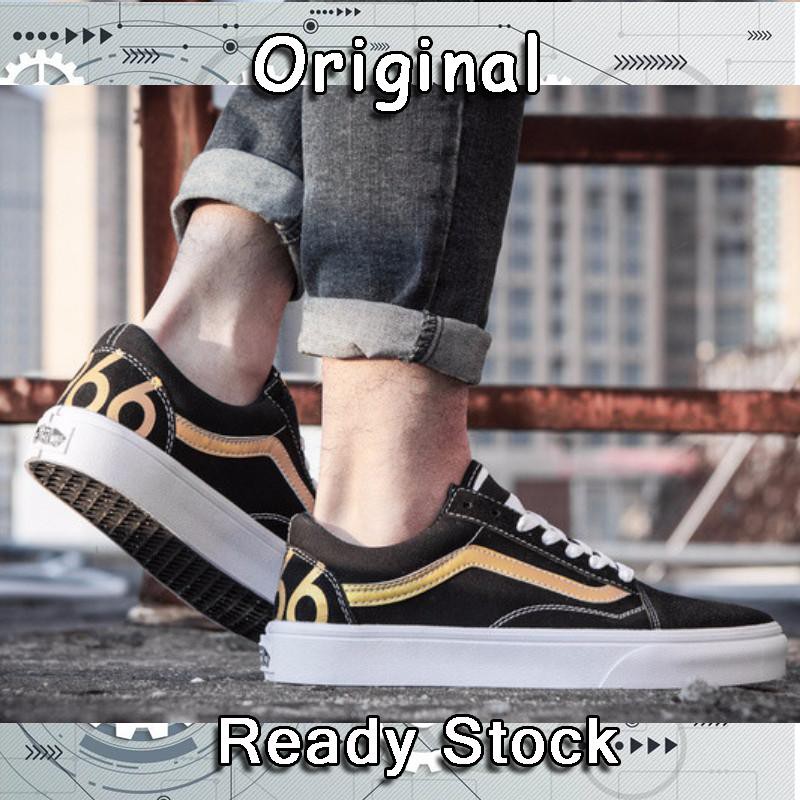 black and gold vans old skool