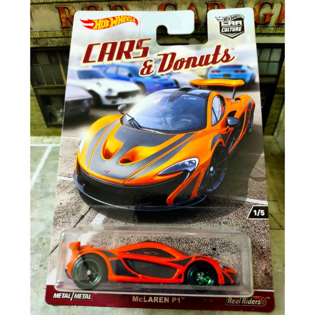 hot wheels cars and donuts mclaren p1