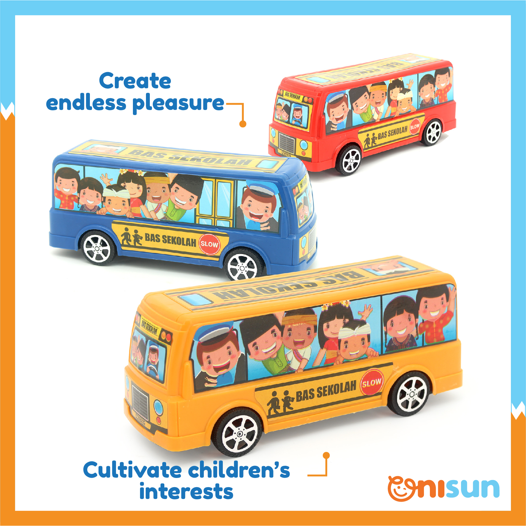 Buy Children Fun School Toy Bus (Bas Sekolah)  SeeTracker Malaysia