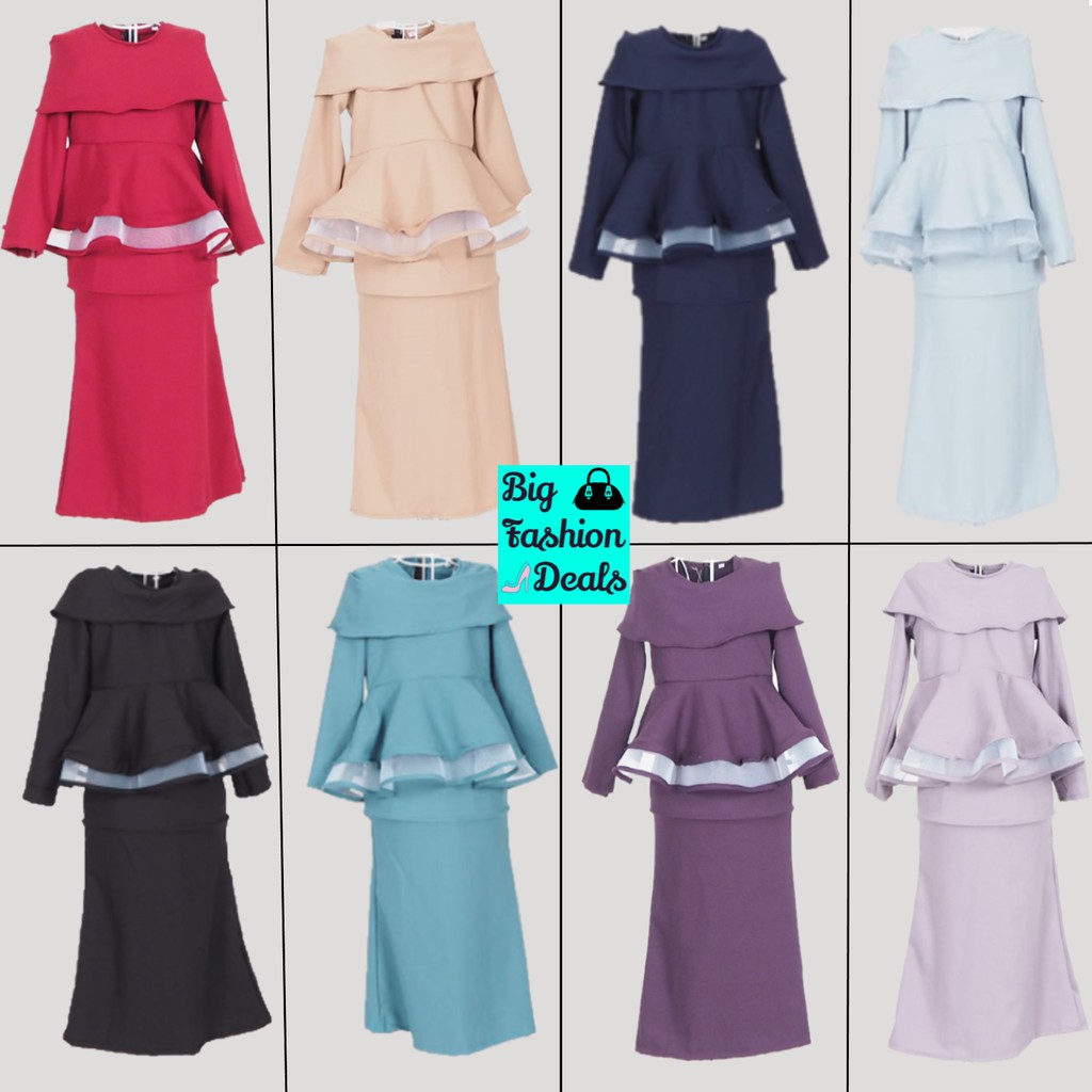 9 9 Promo Price Baju Kurung Peplum Budak 3Month to 