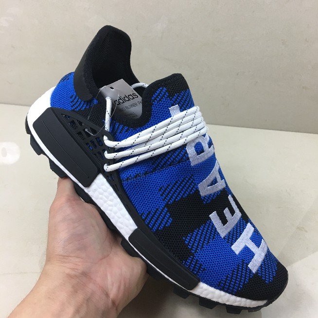 human race sneakers blue