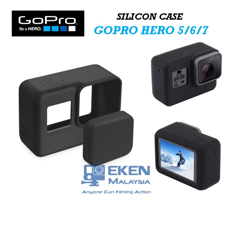 GOPRO HERO 5/6/7 & GOPRO HERO 8 Silicon Case - BLACK COLOR | Shopee