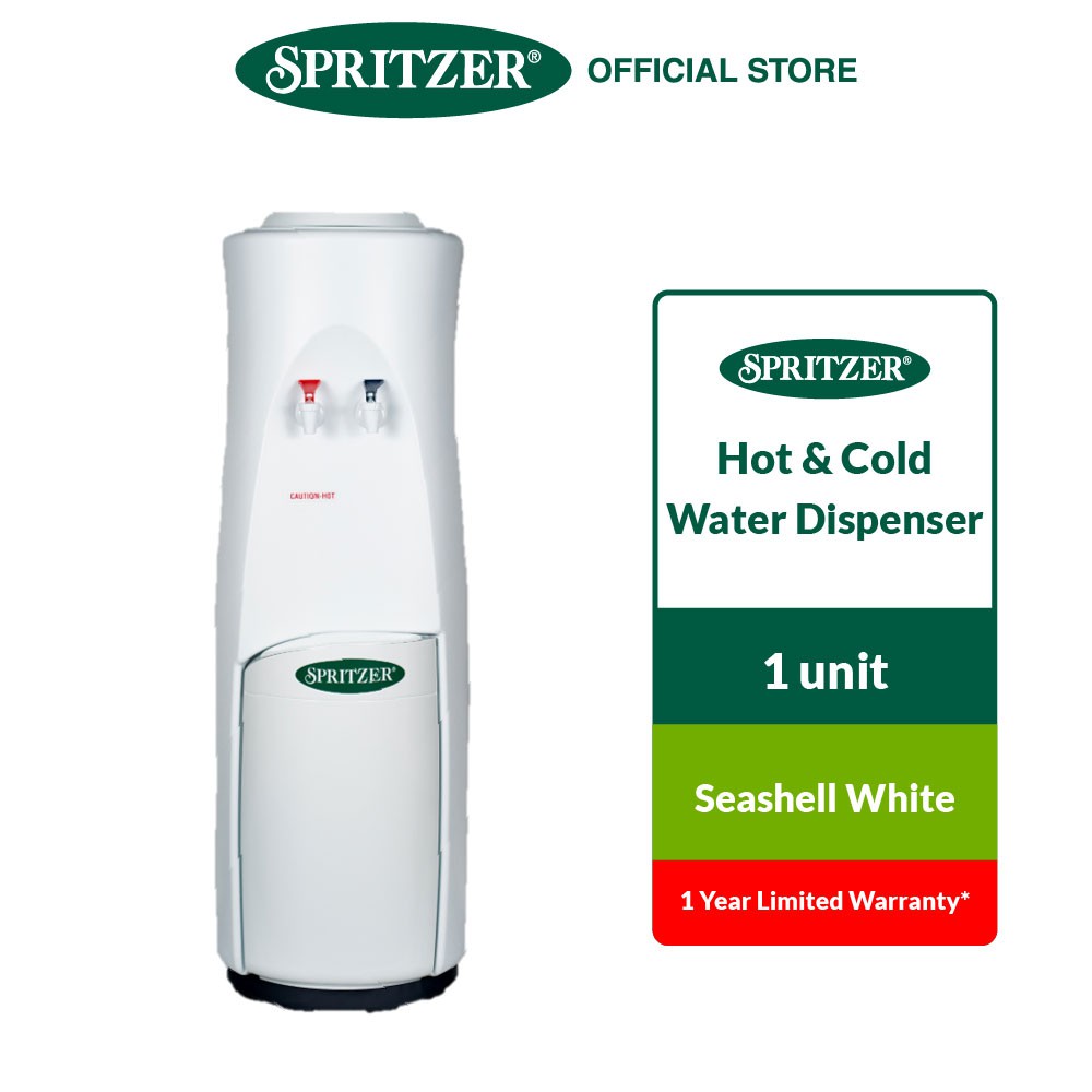 Spritzer Hot & Cold Water Dispenser (Seashell White)