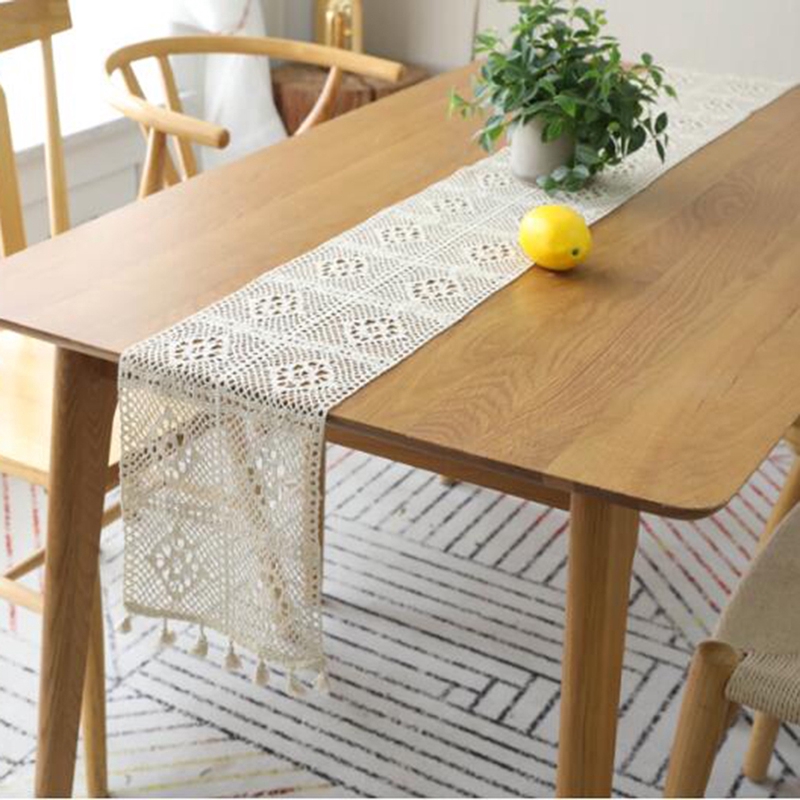 Kitchen Linen Textiles Simple Table, Living Room Coffee Table Runner