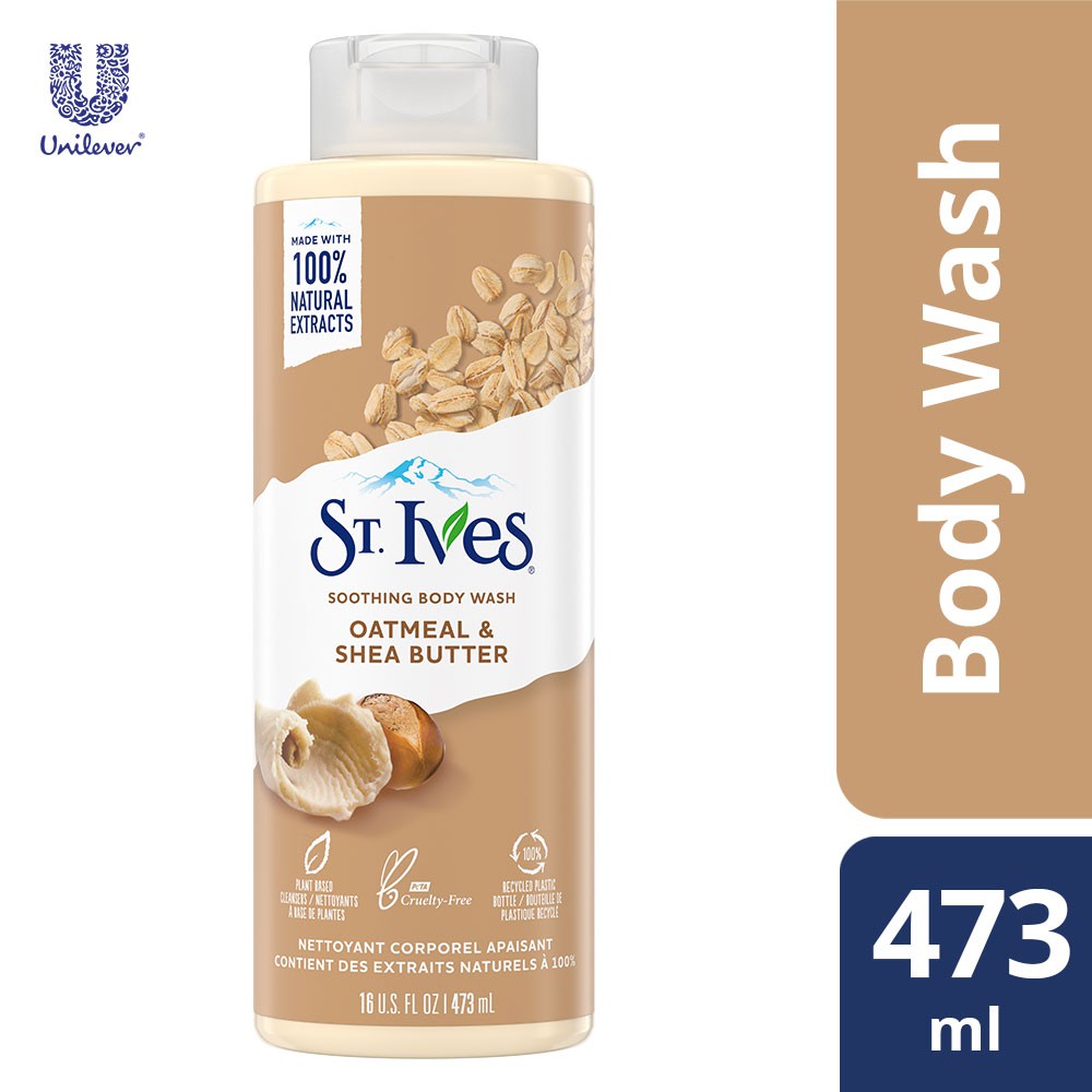 St. Ives Soothing Oatmeal & Shea Butter Body Wash 473ml Shopee Malaysia