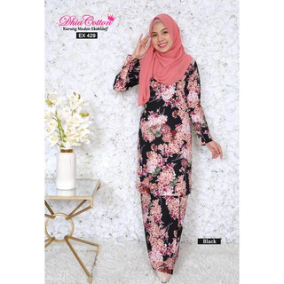  Baju  Kurung  Dhia  Cotton  Online Shop Shopee Malaysia