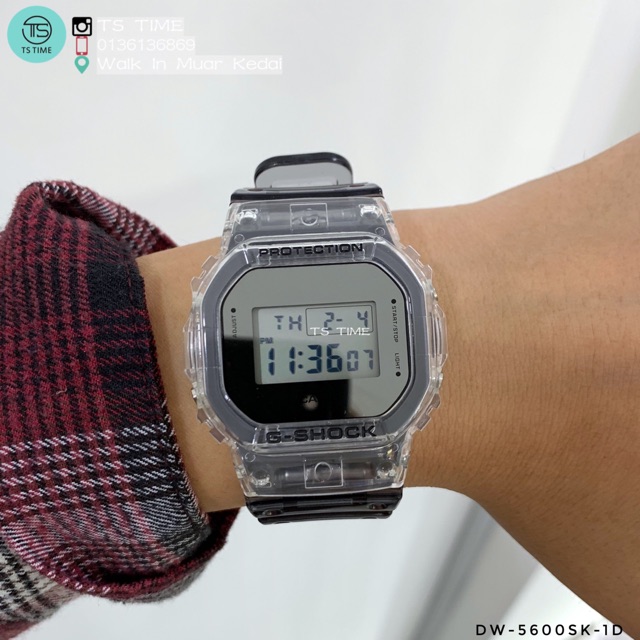 g shock clear skeleton series