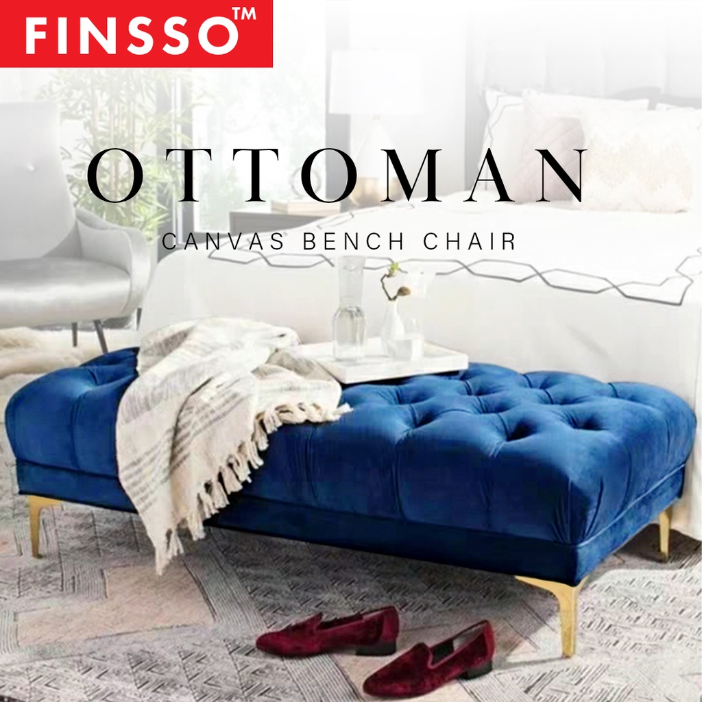 FINSSO: Otman Sofa 103 Simple and Domain Ottoman Bench Chair