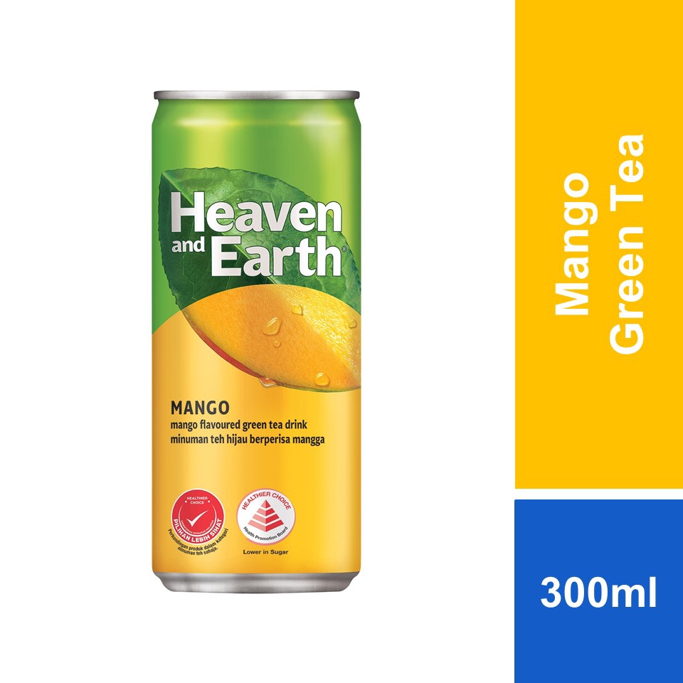 Heaven And Earth Mango Green Tea 300ml Shopee Malaysia