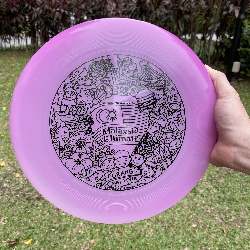 Ultimate Frisbee Disc USA Discraft "Disc is Malaysiaku" Design 