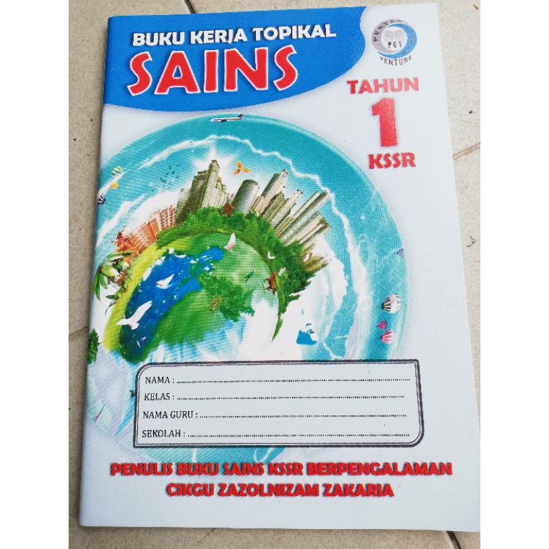 Buy Buku Kerja Topikal Sains Tahun 1 KSSR Semakan Cikgu Zazol