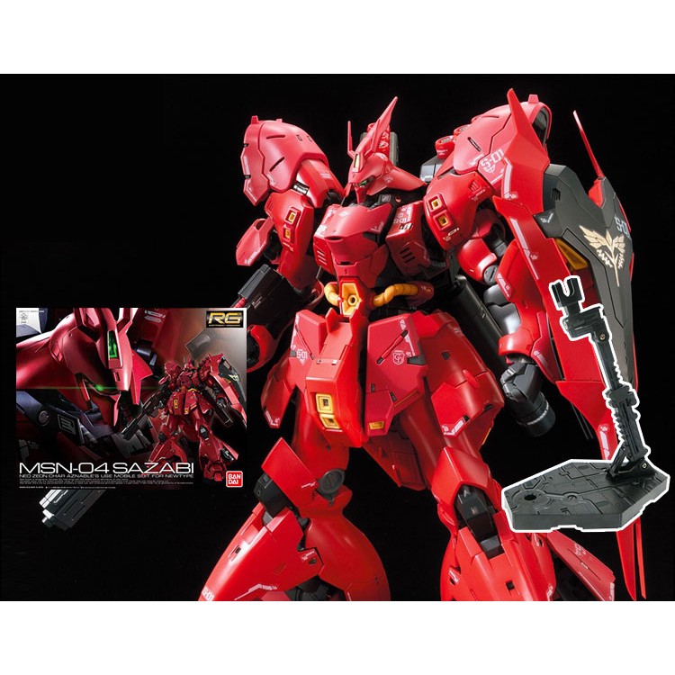 Hot Bandai Gundam Rg 1 144 Msn 04 Sazabi Nt Dedicated Ms Anime Model Mobile Suit Gundam Char Action Figure Assembling K Shopee Malaysia