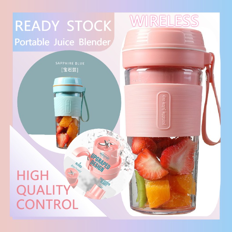 Portable Fruit Juicer Waterproof Blender Electric Fruit Juicer Cup with USB Rechargeable Juice Blender Mini