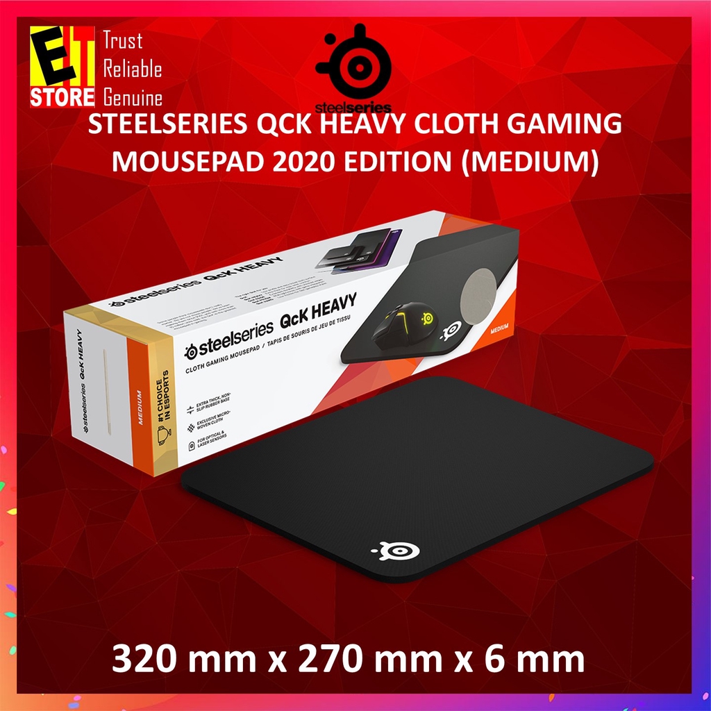 Steelseries Qck Heavy Cloth Gaming Mousepad Edition Medium 636 Shopee Malaysia