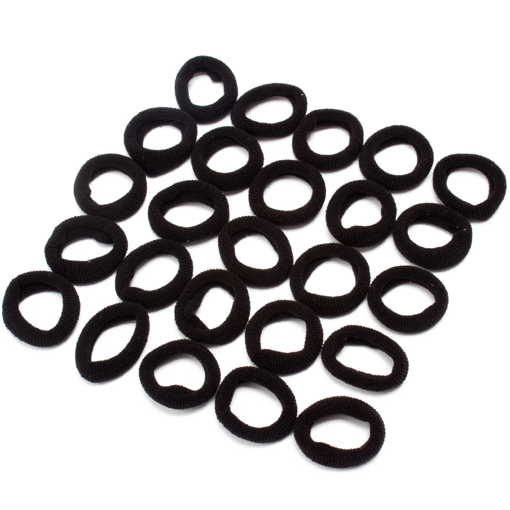 200 Pack White Hair Bands Ties Elastics For Toddler Baby Girl No