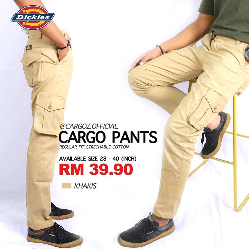 Buy Dickies Seluar Kargo Slack 6 Poket Kain Tebal Cargo Pant Multi Pocket Seluar Kerja Workwear Style Men Pants Seetracker Malaysia