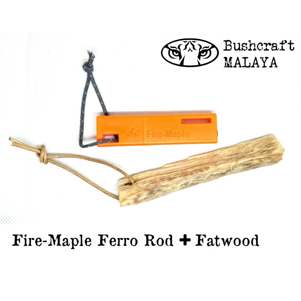 High Quality Fire Maple Ferro Rod Survival Fire Starter Ferrocerium By