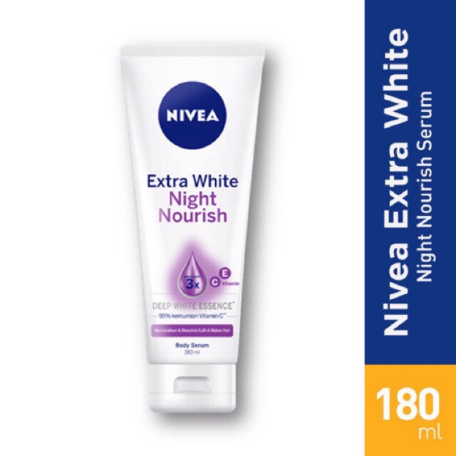 nivea white night nourish