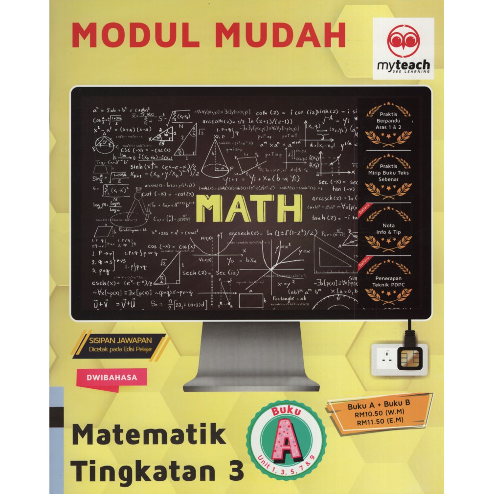 Modul Mudah Matematik Tingkatan 3 Buku A Shopee Malaysia