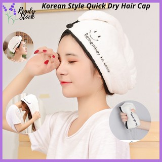Korean Style Quick Dry Hair Cap Towel Cap Quick Dry Absorb Water