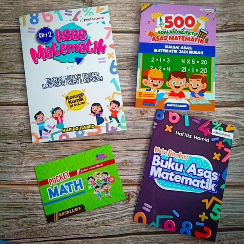 Buy Buku Asas Matematik Siri 2 Dan Buku Latihan 500 Soalan Objektif