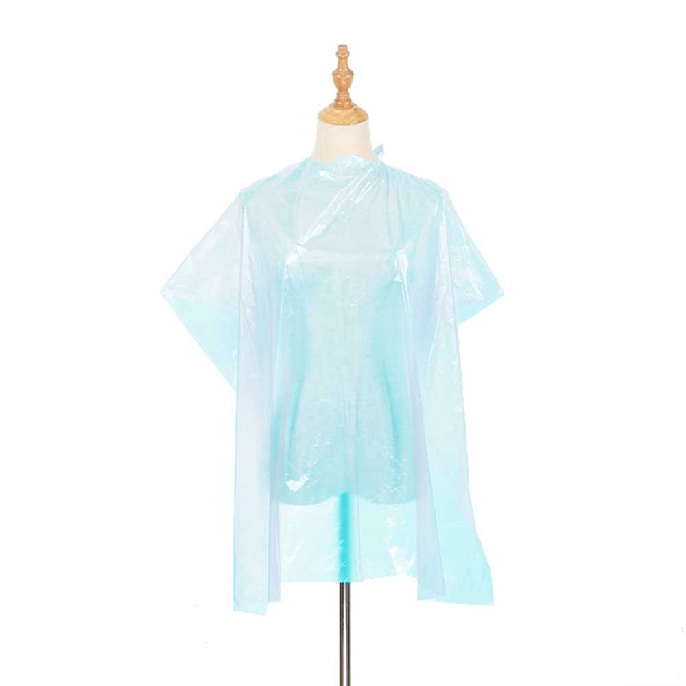 50PCS Disposable Waterproof Hair Salon Capes Haircut Apron Salon