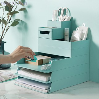 Office Desktop Organizer A4 Paper Drawer Storage Box Multi-functional Stackable File Cabinet A4 Drawer ranchotion