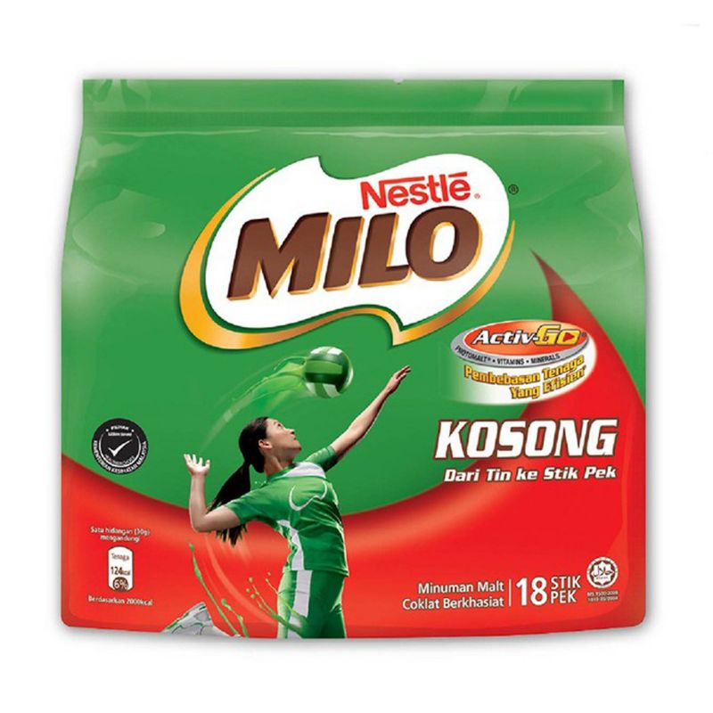 MILO Kosong [Stick Pack] 3 in 1 / 18g x 30g Shopee Malaysia