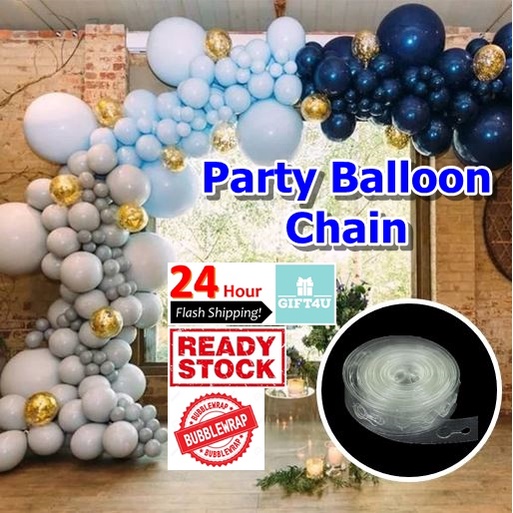 Decoration Party Plastic Balloon Chain Belon Balon Ballon Chain 5 Meter ...