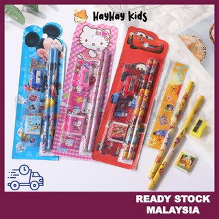 5-in-1 Set Stationery Gift Set Kids Birthday Party Pre-School Set Present for children 5in1 stationary set pencil ruler