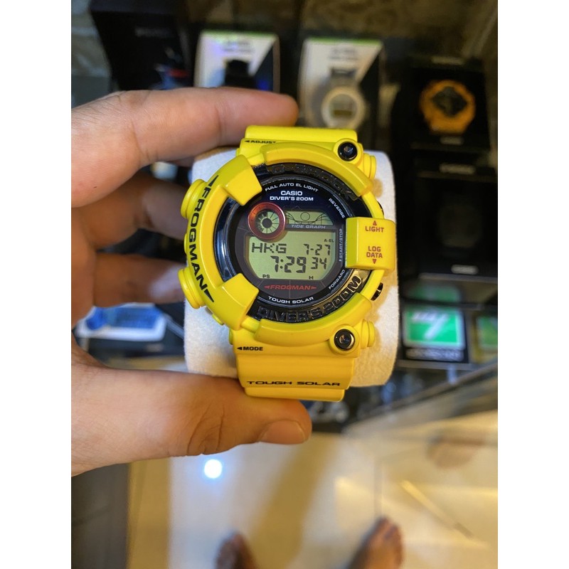 g shock frogman green